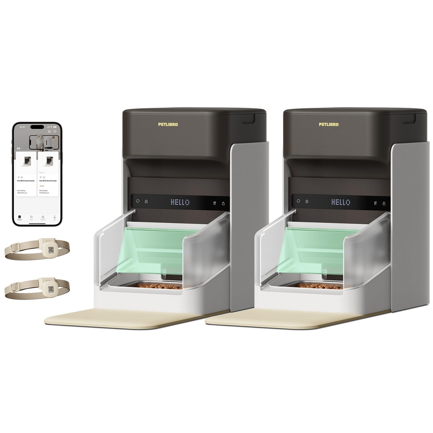RFID Automatic Cat Feeder with Collar Tag Access Control