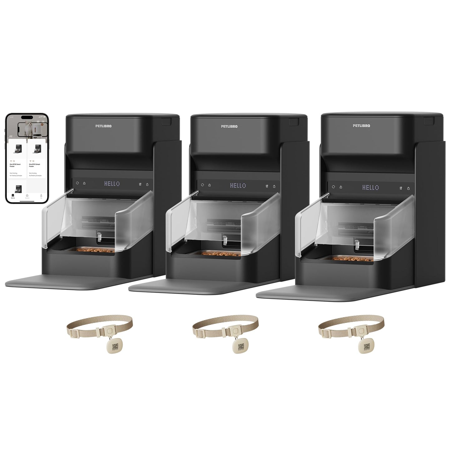 RFID Automatic Cat Feeder with Collar Tag Access Control