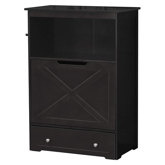 Pet Feeder Station with Storage & Elevated Bowl Stand