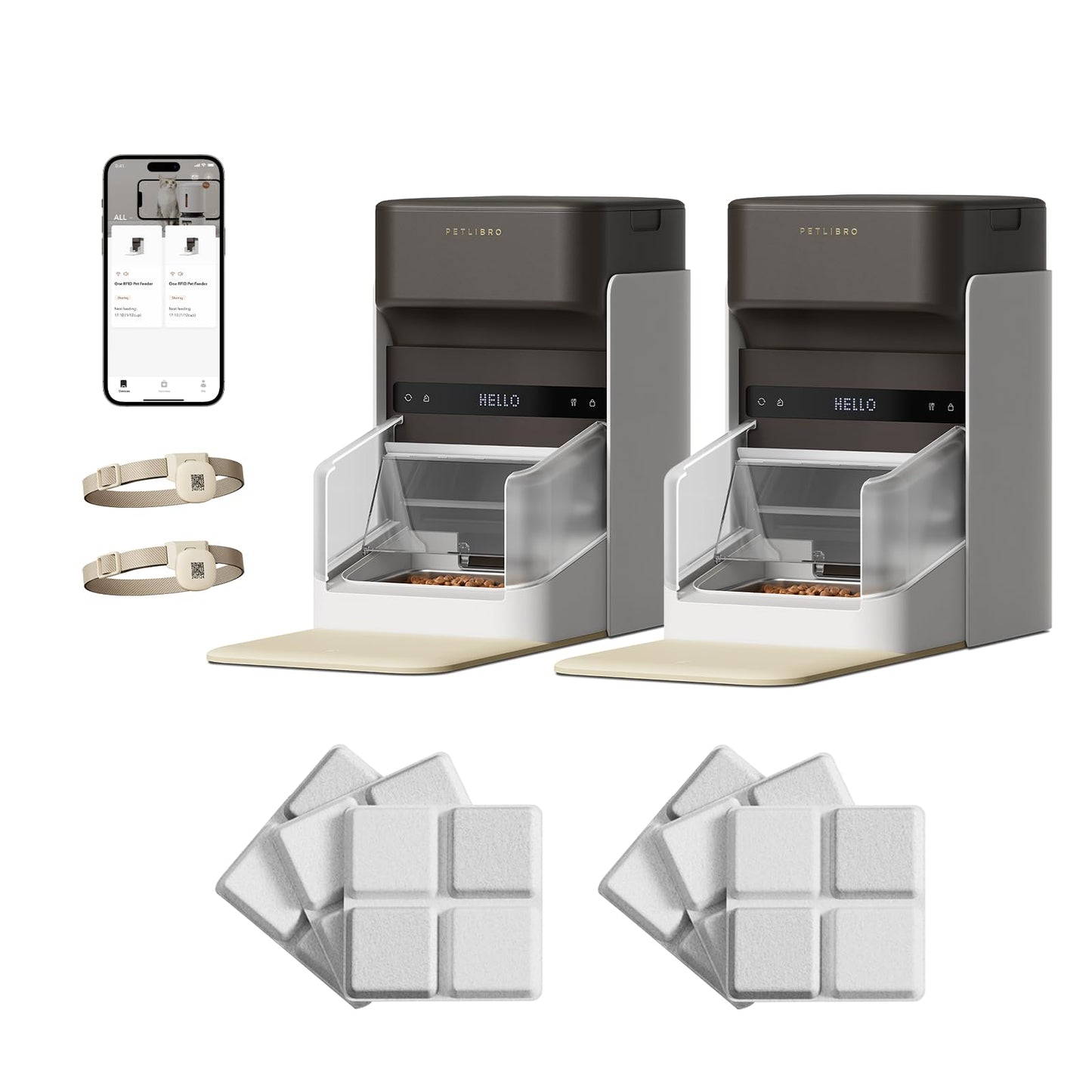 RFID Automatic Cat Feeder with Collar Tag Access Control