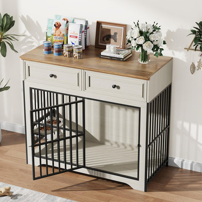 42" Modern Dog Crate Furniture