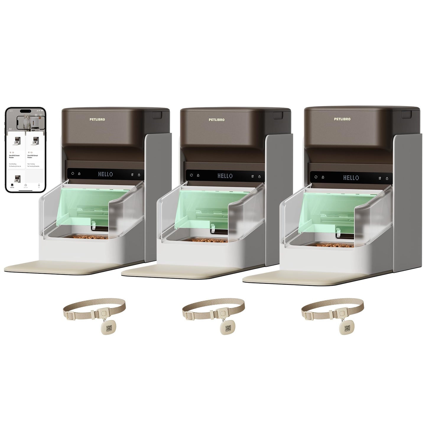 RFID Automatic Cat Feeder with Collar Tag Access Control