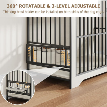 42" Modern Dog Crate Furniture