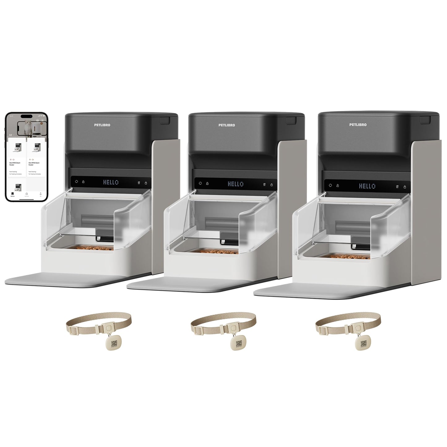 RFID Automatic Cat Feeder with Collar Tag Access Control