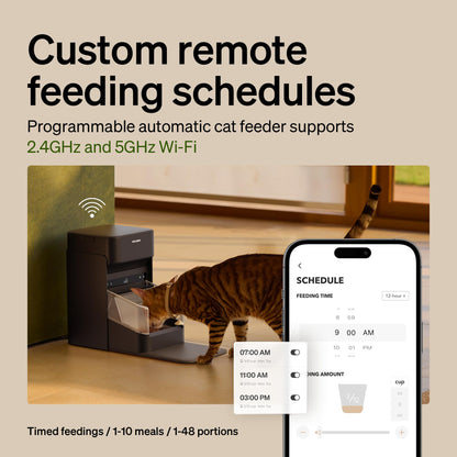 RFID Automatic Cat Feeder with Collar Tag Access Control