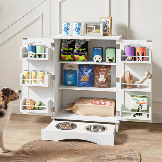 31.7" Elevated Dog Feeding Station
