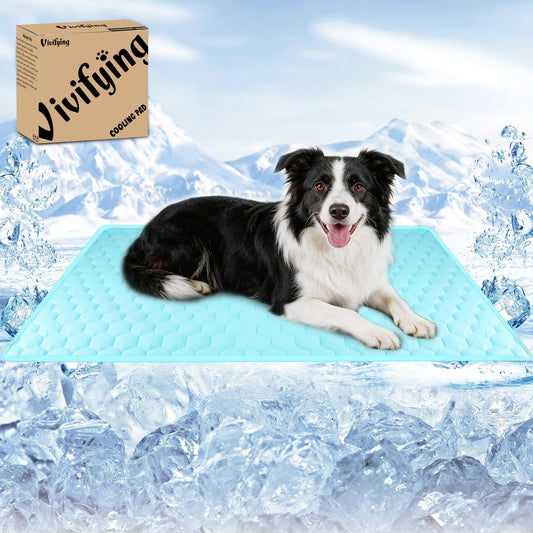 Waterproof Reversible Dog Cooling Mat & Summer Pet Blanket