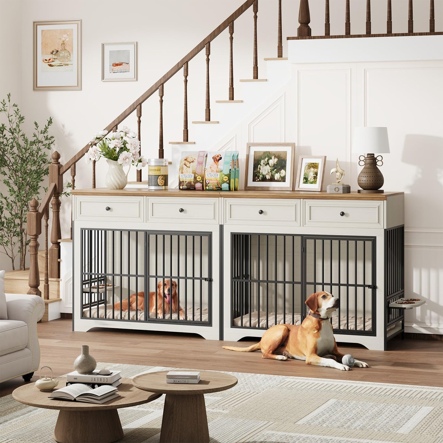 42" Modern Dog Crate Furniture